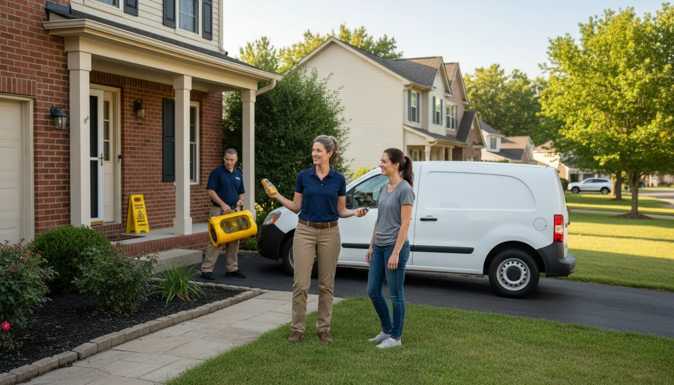 Water restoration image for Dehumidification And Cleanup Services in Bokoshe, OK